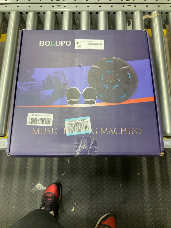 Photo 3 of 2024 Upgrade Intelligent Music Boxing Machine?Electronic Boxing Machine with Boxing Glove?Bluetooth Boxing Machine with Smart Display Scree