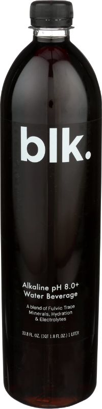 Photo 1 of Blk Water, Blk Wter Infsd Fulvic Acid 1Lt +Crv, 33.8 Fl Oz --- EXP. 2-15-2026