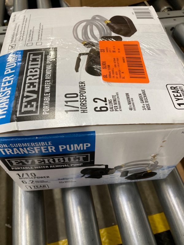 Photo 2 of 1/10 hp Transfer Pump