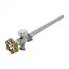 Photo 1 of 1/2 in. x 3/4 in. x 12 in. MPT/SWT x MHT Brass Anti-Siphon Frost Free Sillcock Valve with Multi-Turn Operation