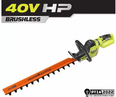 Photo 1 of 26 in. 40-Volt HP Brushless Lithium-Ion Cordless Hedge Trimmer (Tool Only)