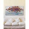 Photo 1 of 22.5 in. H x 45 in. W "Vase Overflow" by Julie Joy Printed Canvas Wall Art