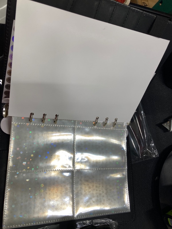 Photo 1 of 100 Envelopes Money Saving Challenge, 2023 PU Leather 100 Envelope Challenge Binder, Easy and Funny Way to Save $5,050 Budget Planner, 100-Day Envelope Challenge Kit Money Saving Binder Leather-black