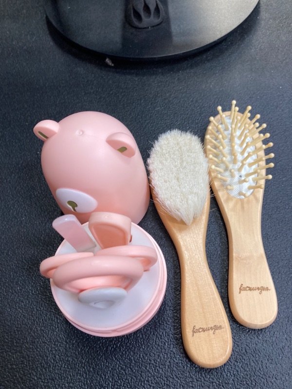 Photo 2 of Baby Nail Clipper Set for Newborn,Infant Grooming Gift for New Parents (Light Pink)