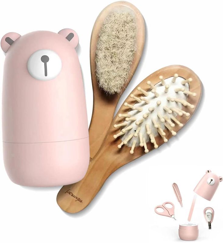 Photo 1 of Baby Nail Clipper Set for Newborn,Infant Grooming Gift for New Parents (Light Pink)