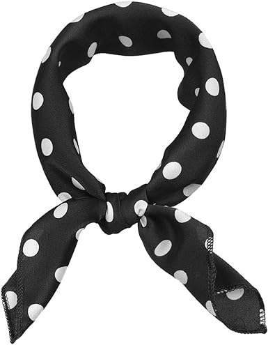 Photo 1 of Allegra K 40" Vintage Retro COTTON Polka Dots Square Scarf Head Neck Scarves Kerchief Neckerchief. (12PCS)