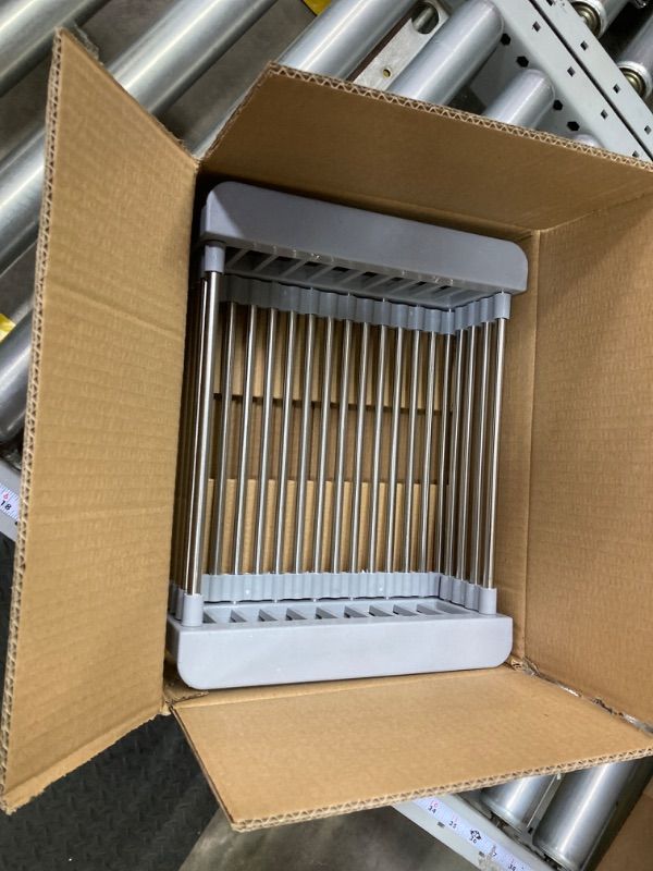 Photo 4 of Kitchen Sink Drainage Rack Retractable Stainless Drainage Rack?Plates and Cups Drain ?Fruit and Vegetable Drain Drying