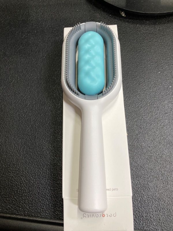 Photo 2 of Pet Brush Gravity Hair Removal Comb Can Be Added No-clean Cat Cat Cleaning Comb Cat and Dog Universal