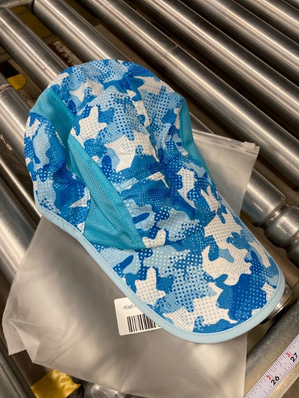 Photo 1 of pifeng cap baseball cap sun hat summer outdoor sunshade wild breathable sunscreen cap blue