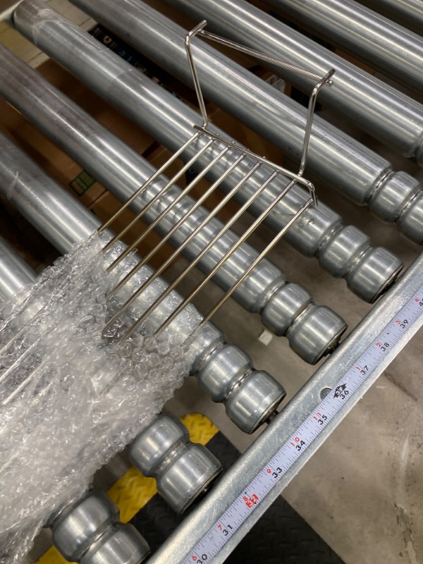 Photo 2 of QuliMetal Stainless Steel Grill Warming Rack for Weber Genesis II 400 Series Gas Grills, Genesis II E/S/SE-410, II E/S-435 Series, Replacement Parts for Weber 66045
