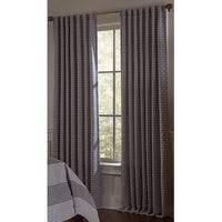 Photo 1 of allen + roth 84-in Grey Room Darkening Thermal Lined Back Tab Single Curtain Panel
