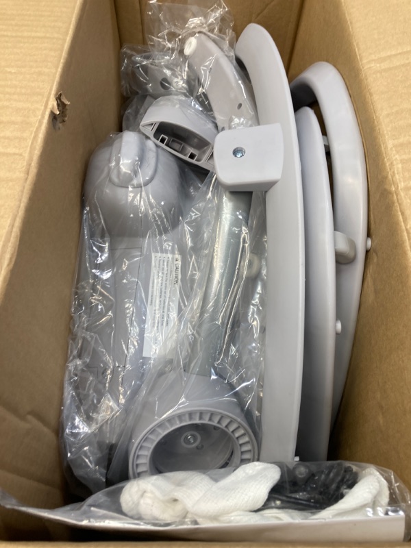 Photo 1 of ANGELBLISS 3 in 1 Baby Swing with Motion Detection, Portable Baby Swings for Infants with Removable Rocker & Stationary Seat, Bluetooth Enabled with 3 Unique Motions (Grey) Gray
