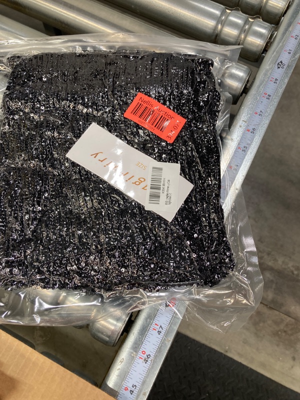Photo 1 of Sparkly Dresses for Women?2024 Sparkly Mini Dresses Plus Size Sequin Dresses Sparkly Cocktail Dress for Club Party Medium Black