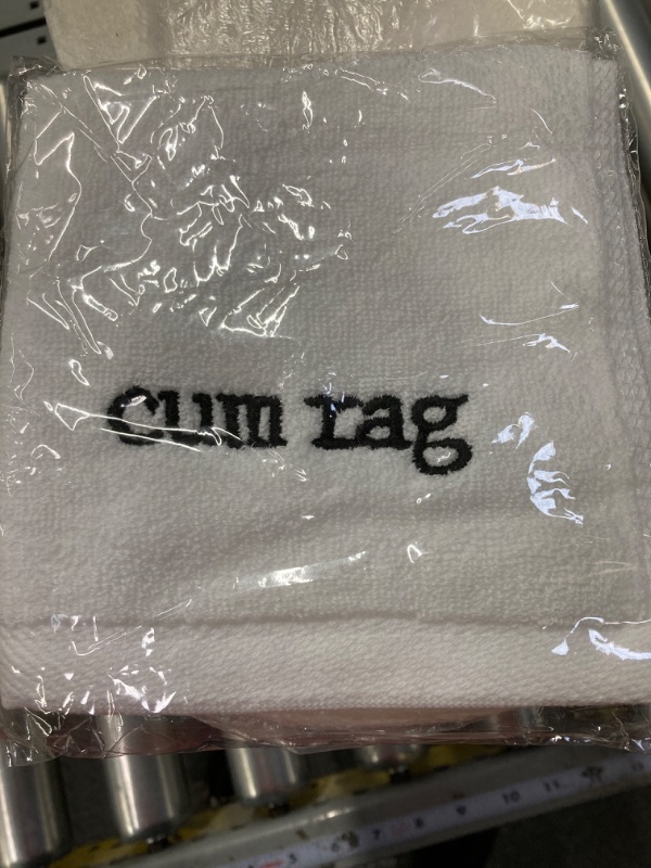 Photo 1 of 2 PACK! Cum Rag Embroidered Towel
