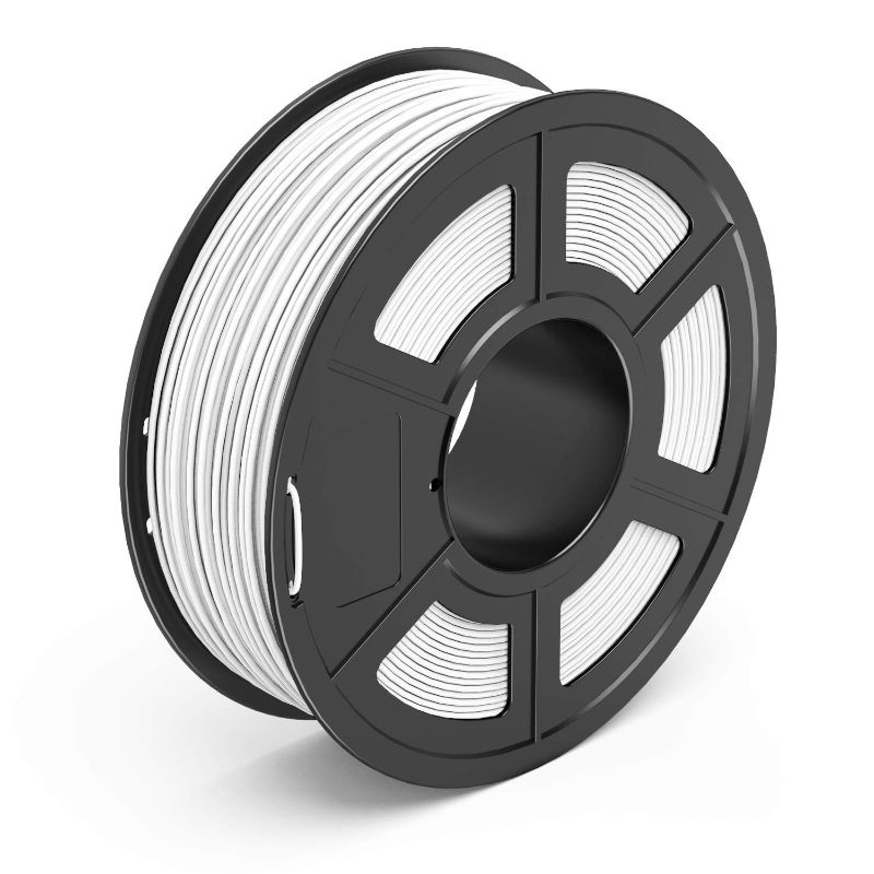 Photo 1 of PLA 3D Printer Filament 1.75mm White, Dimensional Accuracy +/- 0.02 mm, 1 Kg Spool, Pack of 1
