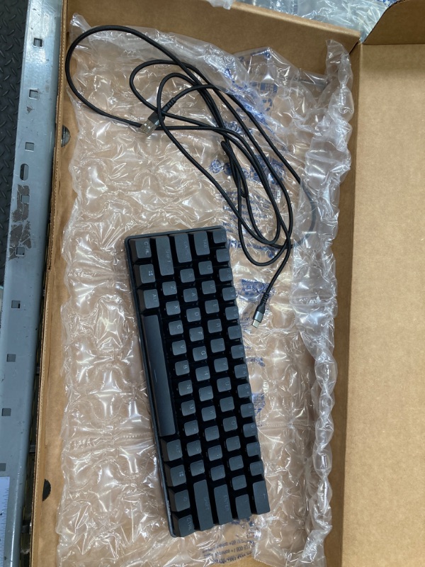 Photo 2 of (Renewed) Razer Huntsman Mini 60% Gaming Keyboard: Clicky Optical Switches RZ-03-03390100 - Black