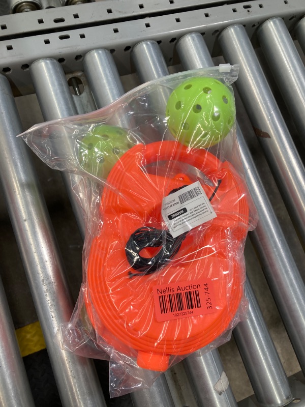 Photo 2 of *** BUNDLE OF 2 *** Match Buddy Pickleball Trainer - Pickleball Trainer Ball with String - Pickleball Rebounder - Pickleball Accessories with Fluorescent Pickleball - Pickleball Training Equipment for Youth and Beginner