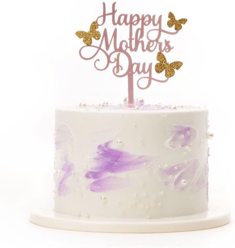 Photo 1 of  BUNDLE OF 2 *** 6 pcs Happy Mother's Day Cake Topper Cake topper Acrylic Cake topper Decorative Party Cake Decoration for Mother's Day(rose gold butterfly)
Visit the Giga Gud Store