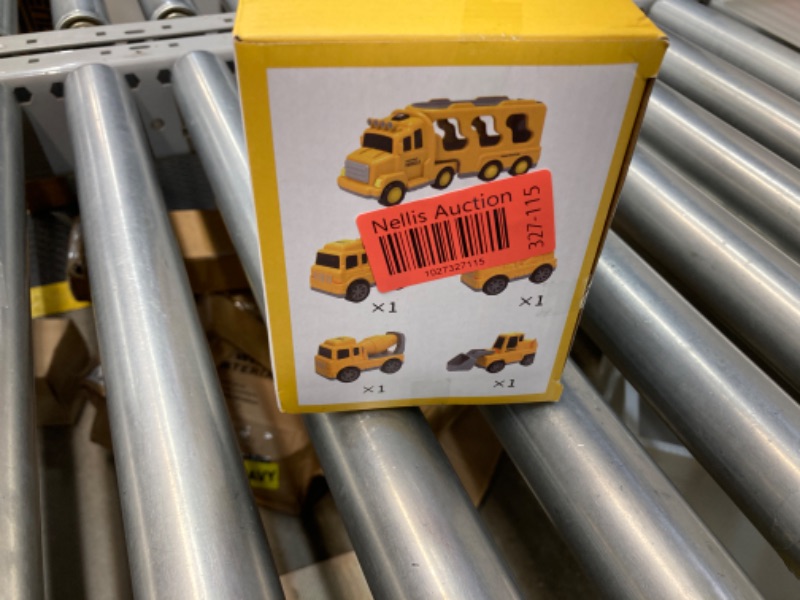 Photo 1 of Bennol Toddler Boy Toys for 1 2 3 4 5 Year Old Boys, Toddler Car Trucks Toys for Toddler Boys Ages 1-3 3-5, 5 in 1 Construction Car Truck Boys Toddlers Birthday Gifts 600-25