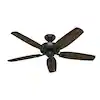 Photo 1 of Builder Elite 52 in. Indoor Matte Brown Ceiling Fan For Bedrooms