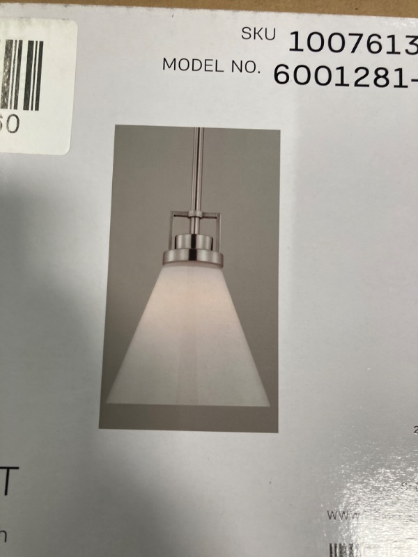 Photo 1 of Home Decorators Collection

Clermont 1-Light Satin Brass Shaded Pendant Light with Milk Glass Shade
Available for pickup
Pickup
