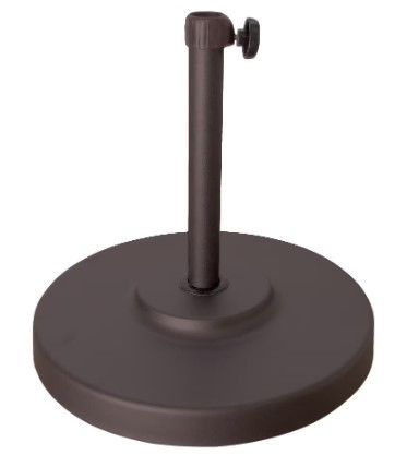 Photo 1 of California Umbrella
50 lbs. Steel Round Patio Umbrella Base in Bronze