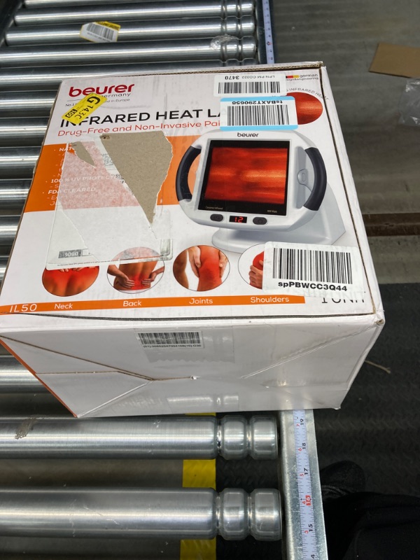 Photo 1 of Beurer IL50 Infrared Heat Lamp Heated Red Light Therapy Lamp for Body, Face, Sinuses, & Skin - Effective Muscle Pain & Cold Relief Treatment by Improving Blood Circulation