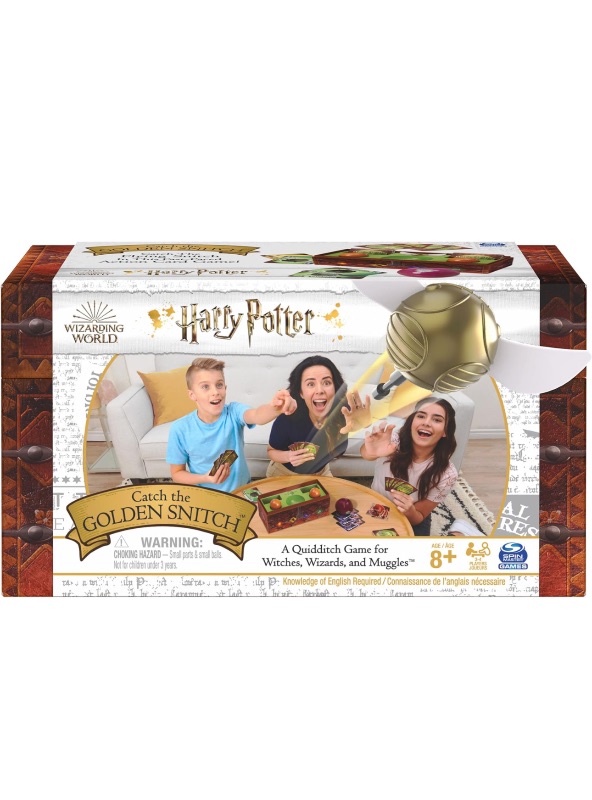 Photo 1 of Harry Potter Catch The Golden Snitch, A Quidditch Board Game for Witches, Wizards and Muggles, Family Game Ages 8 & up