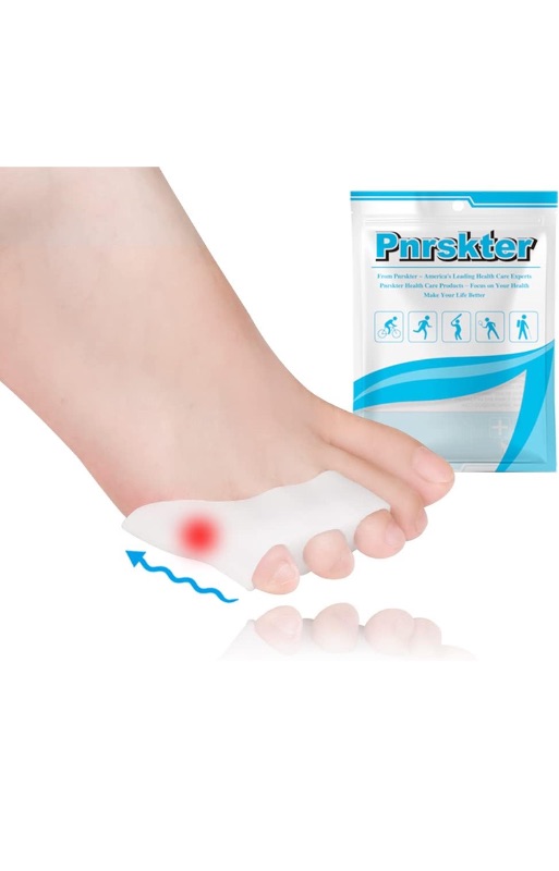 Photo 1 of Pinky Toe Separator Tailors Bunion Pads, (10PCS) New Material, GEL Little Pinky Toe Protectors Sleeve for Tailor's Bunions, Curled Pinky Toes, Overlapping Toe, Blisters, Pain Relief from Friction