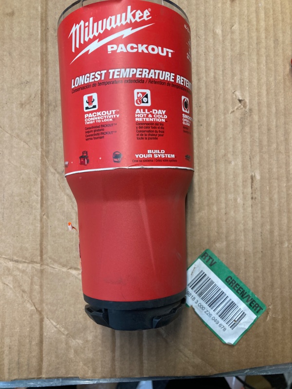 Photo 2 of Milwaukee Electric Tool Packout 30 Oz Drink Tumbler