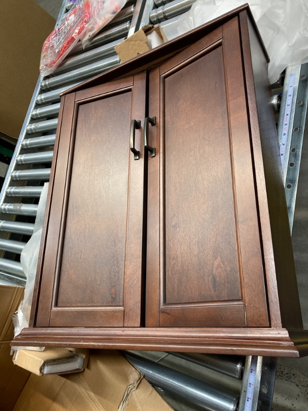 Photo 7 of *DAMAGED* Foremost ASGW2327 Ashburn 23-1/2-Inch Wall Cabinet, Mahogany