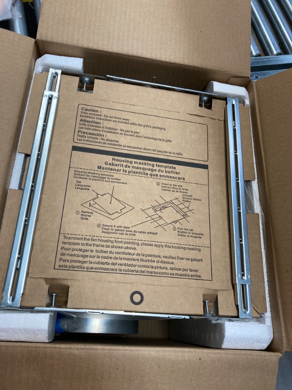 Photo 2 of Panasonic FV-1115VQ1 WhisperCeiling DC Ventilation Fan, 110-130-150 CFM,With SmartFlow and Pick-A-Flow Airflow Technology and Flex-Z Fast Installation Bracket,Quiet Energy Star Certified Energy-Saving