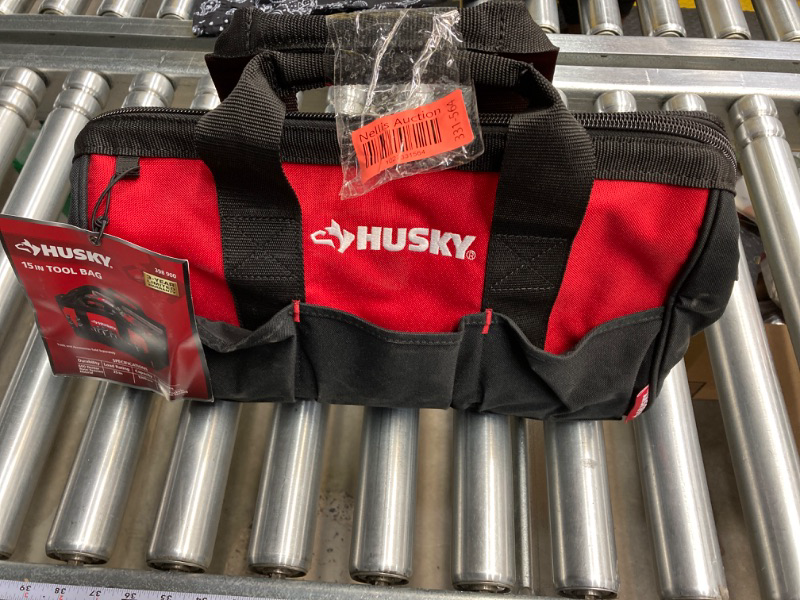 Photo 1 of 15 in. 8 Pocket Zippered Tool Bag