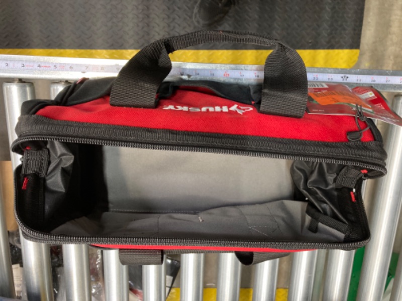 Photo 1 of 15 in. 8 Pocket Zippered Tool Bag