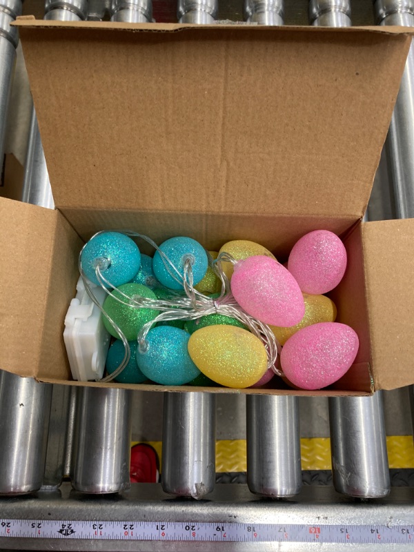 Photo 1 of 20 LED Easter Lights 10Ft Easter String Lights Colorful Easter Eggs String Lights 8 Mode Battery Operated Easter Fairy Lights for Home Indoor Outdoor Fireplace Tree Party Easter Decorations
