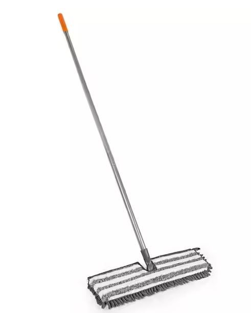 Photo 1 of (2 pack) 18 in. Interchangeable Microfiber Flip Dust Flat Mop
