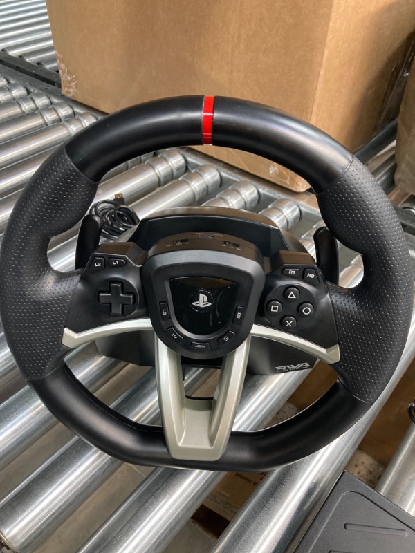 Photo 5 of HORI Racing Wheel Apex for Playstation 5, PlayStation 4 and PC - Officially Licensed by Sony - Compatible with Gran Turismo 7