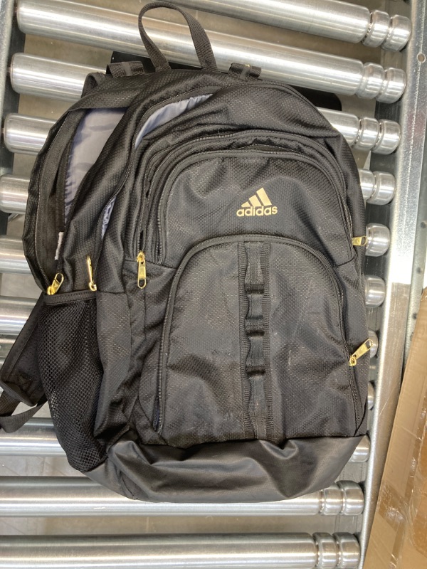 Photo 2 of adidas Unisex Prime 6 Backpack, Black/Gold Metallic, One Size One Size Black/Gold Metallic