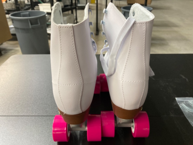 Photo 6 of 
CHICAGO Women's and Girl's Classic Roller Skates - Premium White Quad Rink Skates 10