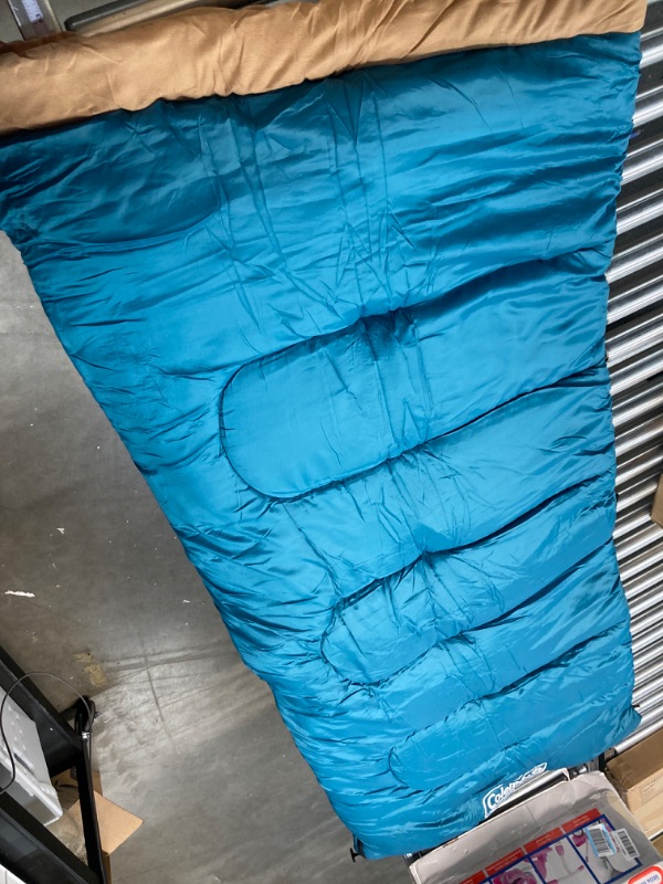 Photo 4 of Coleman Brazos Cold Weather Sleeping Bag Blue