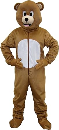 Photo 1 of Dress Up America Bear Mascot Costume for Kids and Adults