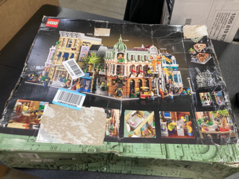 Photo 9 of LEGO Icons Boutique Hotel 10297 Modular Building Display Model Kit for Adults to Build, Set with 5 Detailed Rooms Including Guest Rooms and Gallery Standard Packaging. 
This set is complete with 21  bags numbered 1-14, (multiple bags of some numbers), The