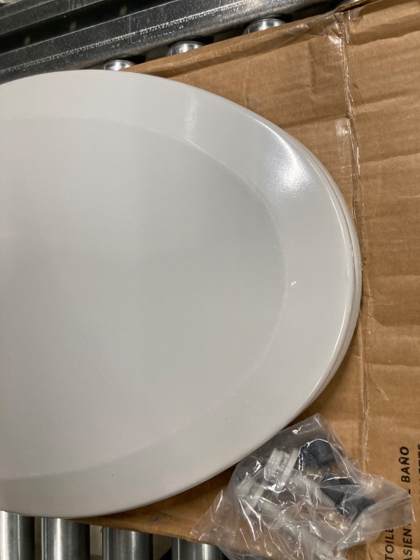 Photo 3 of Bemis 1500EC 062 Wood Elongated Toilet Seat Finish: Ice Grey