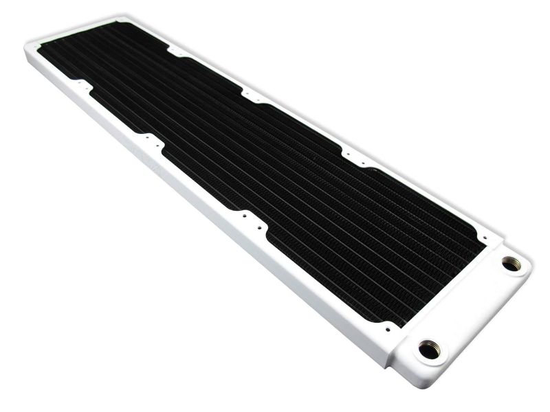 Photo 1 of XSPC TX480 Ultra Thin Radiator, 120mm x 4, Quad Fan, White