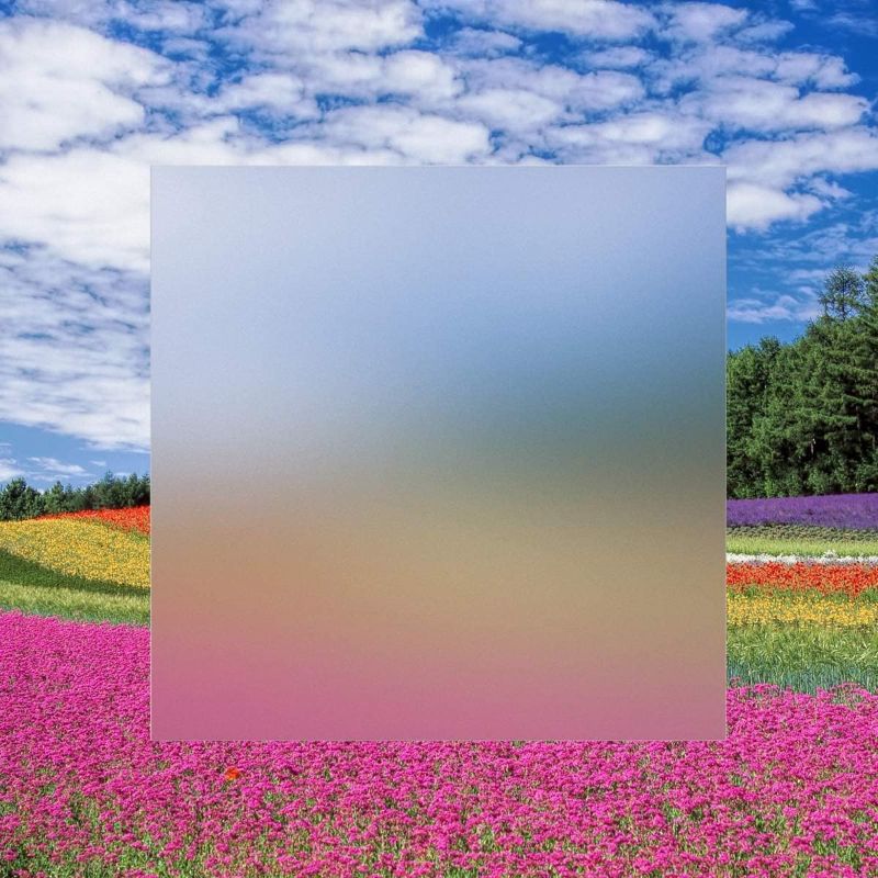 Photo 1 of 12" x 12" Clear Frosted P95 Privacy Acrylic Sheet Lucite Plexiglass (Actual Size 11.875" x 11.875" - .118" (1/8"), Frosted)