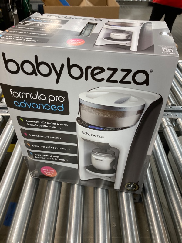 Photo 7 of New and Improved Baby Brezza Formula Pro Advanced Formula Dispenser Machine - Automatically Mix a Warm Formula Bottle Instantly - Easily Make Bottle with Automatic Powder Blending