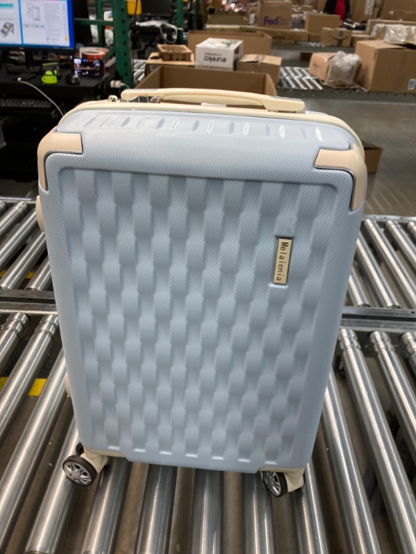 Photo 1 of Melalenia Luggage Carry On Suitcase Sets, Expandable PP Hard Shell Suitcase with Spinner Wheels