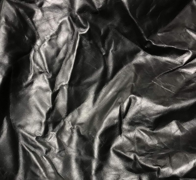 Photo 1 of Black Shimmer - Cow Hide Leather