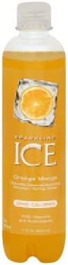 Photo 1 of BEST BY JUL 1 , 2024 -- Sparkling Ice Orange Mango - 17 fl oz Bottle  (Pack of 10) 
