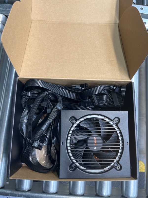 Photo 2 of  ***MISSING POWER CORD***be quiet! BN513 Pure Performance Power 12 M 1200W Modular Quiet Performance Power Supply | 80 Plus Gold | ATX 3.0 | for PCIe 5.0 GPUs and GPUs with 6+2 pin connectors | Silent 120mm Fan | BN513 1200W Gold ***MISSING POWER CORD***